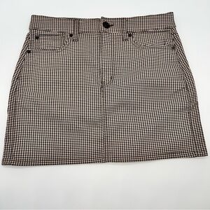American Eagle Women’s Houndstooth “School Girl” Stylish Houndstooth Plaid Skirt